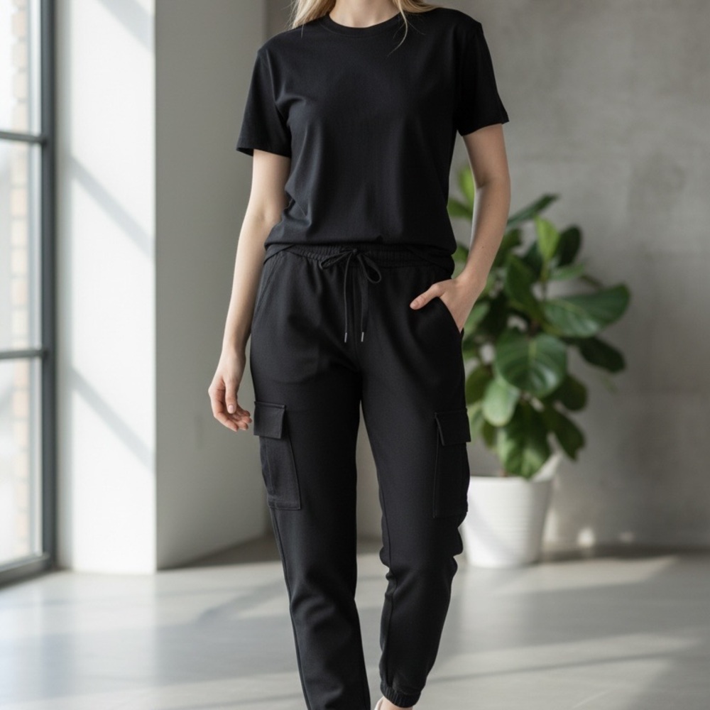 Hollister Cargo Jogger Pants Women's XS Drawstring High Rise Utility